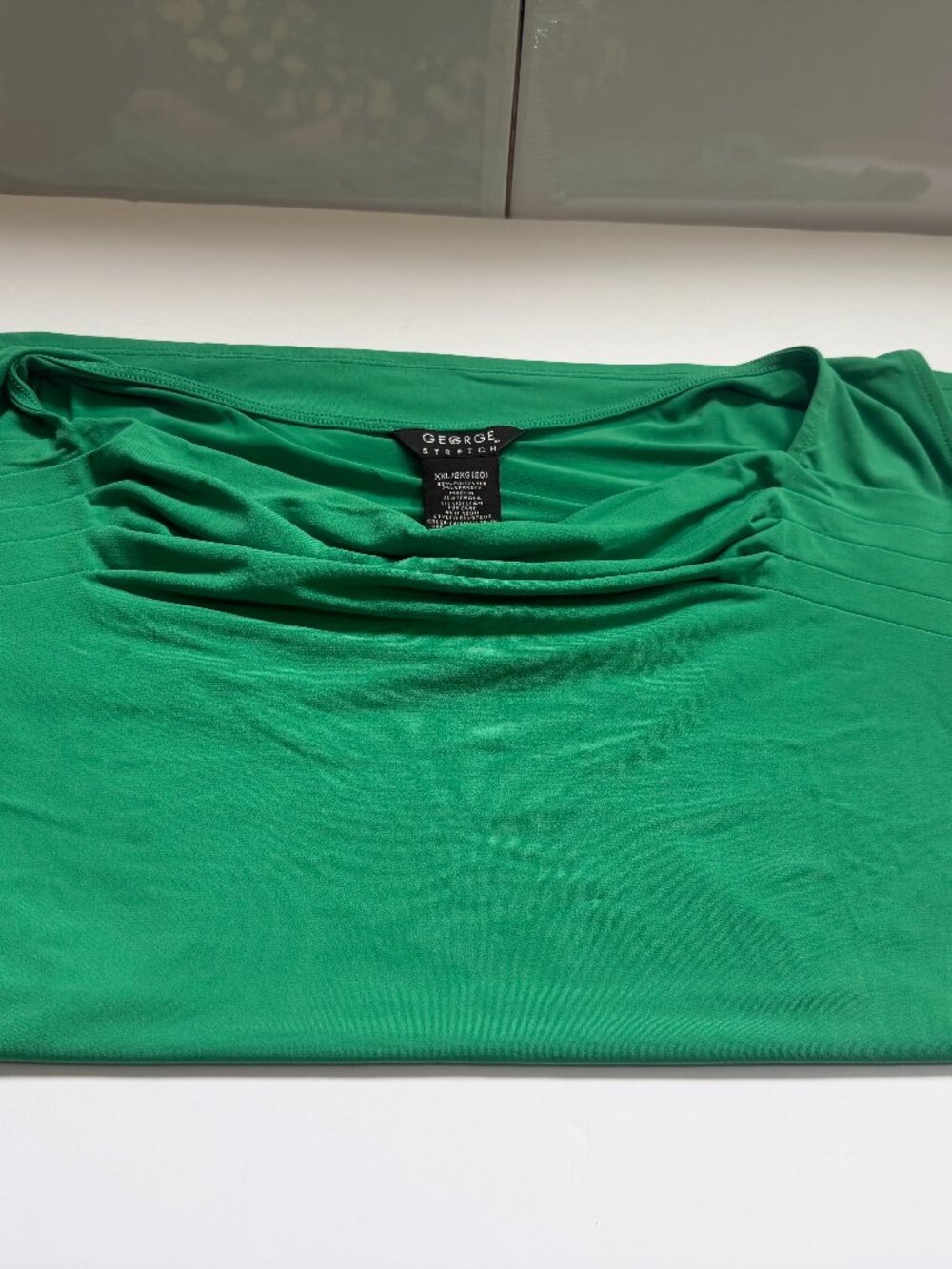 George Kelly Green Shell Sleeveless Blouse W 20